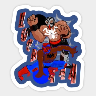 LUCHAAA VENENO Sticker